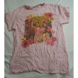 Melanie Martinez Portals T-Shirt L Pink Pastel Graphic Flowers Fairycore Concert